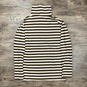 guess striped turtleneck